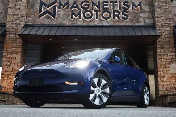 TESLA MODEL Y 2021 5YJYGDEE5MF077495 image